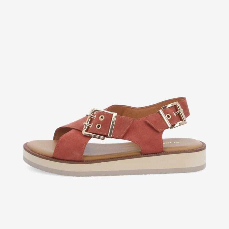 SIGUI CROSS SANDAL W BRICK