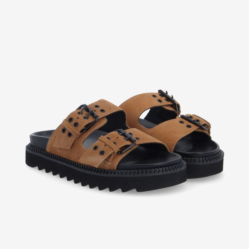 STELLA BUCKLE W TAN