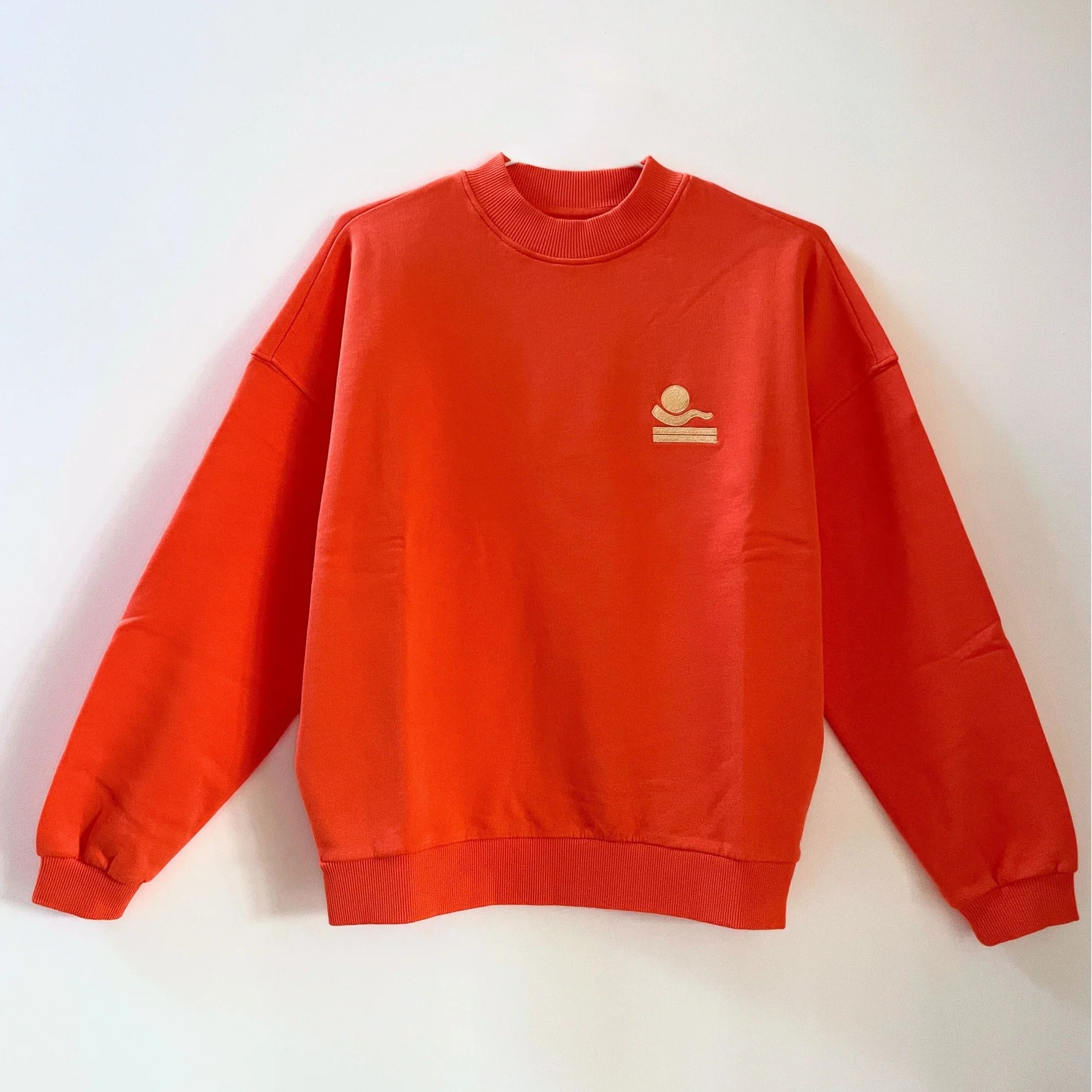 SWEAT WAVY ORANGE - FEMME