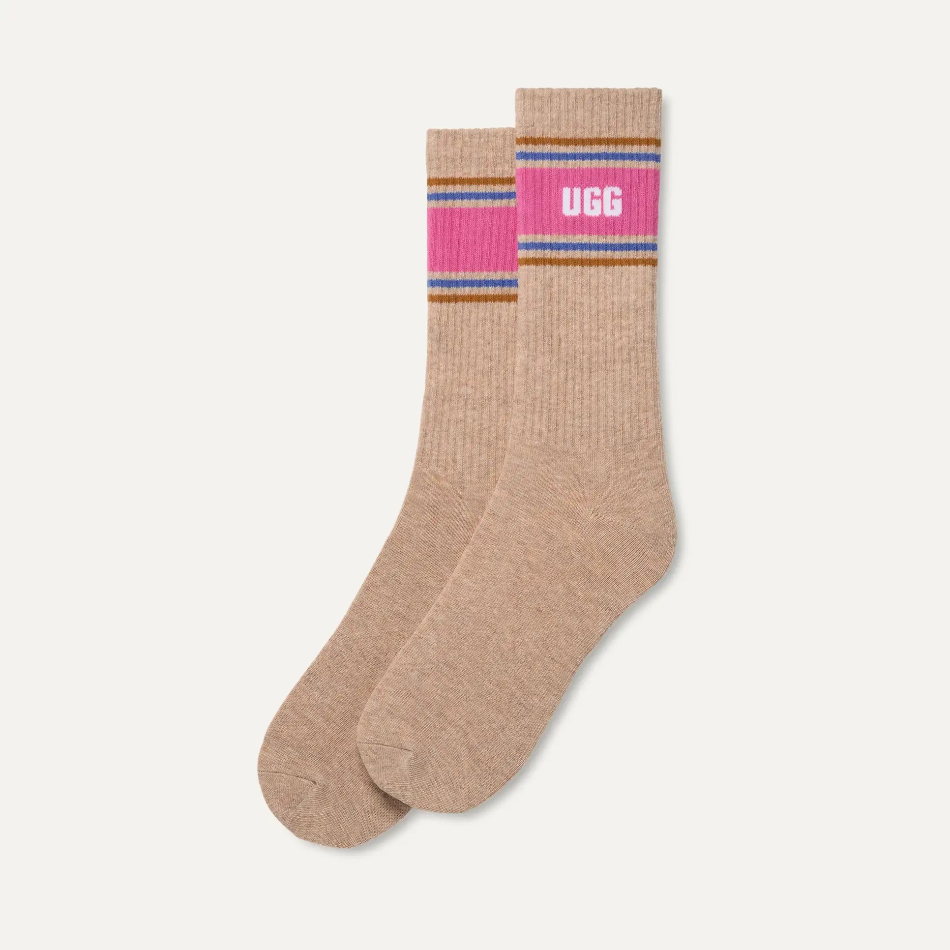 Chaussette Jedlyn Varsity Crew - Sand Heather / Woodviolet