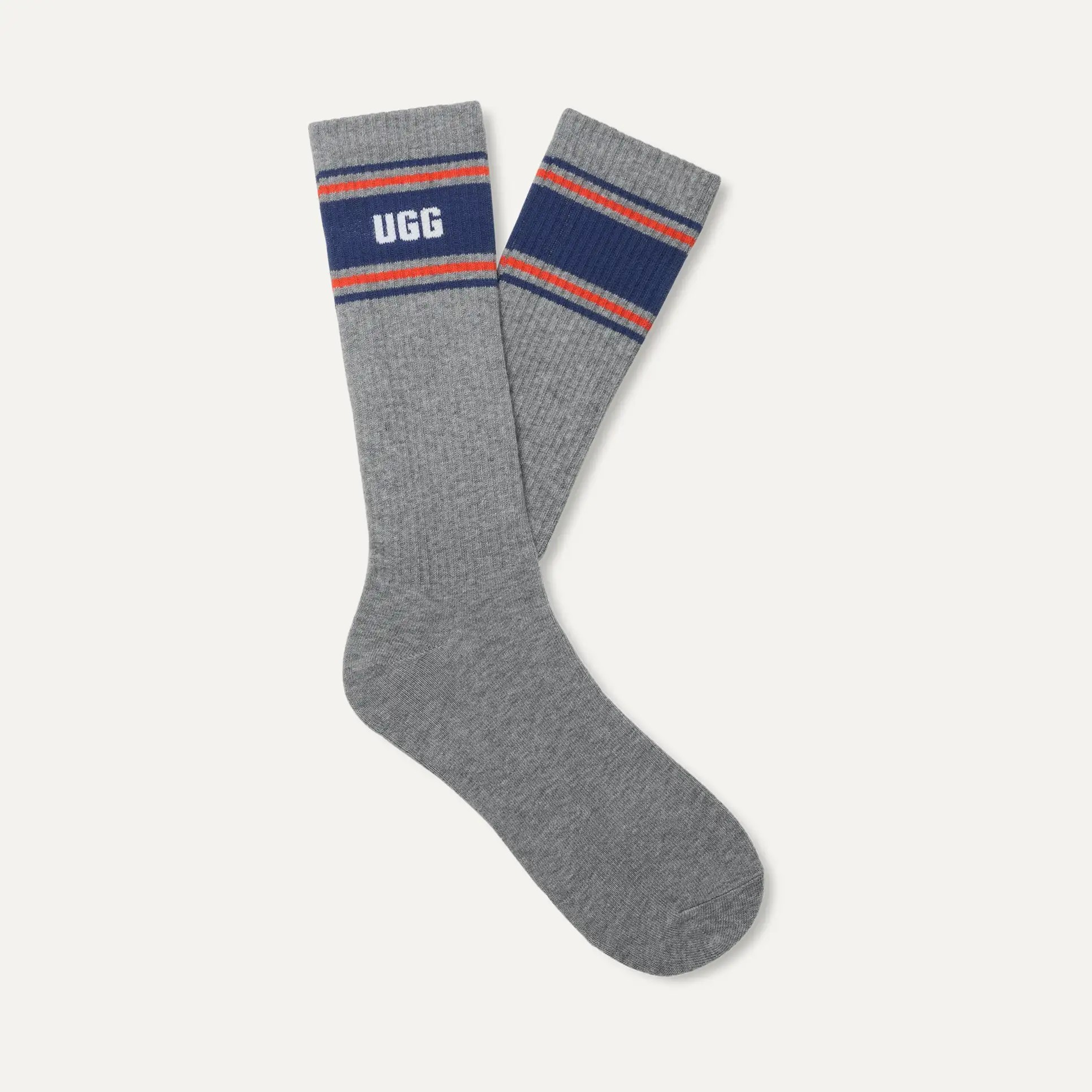 Chaussette Josias Varsity Crew - Grey Heather / Amalfi