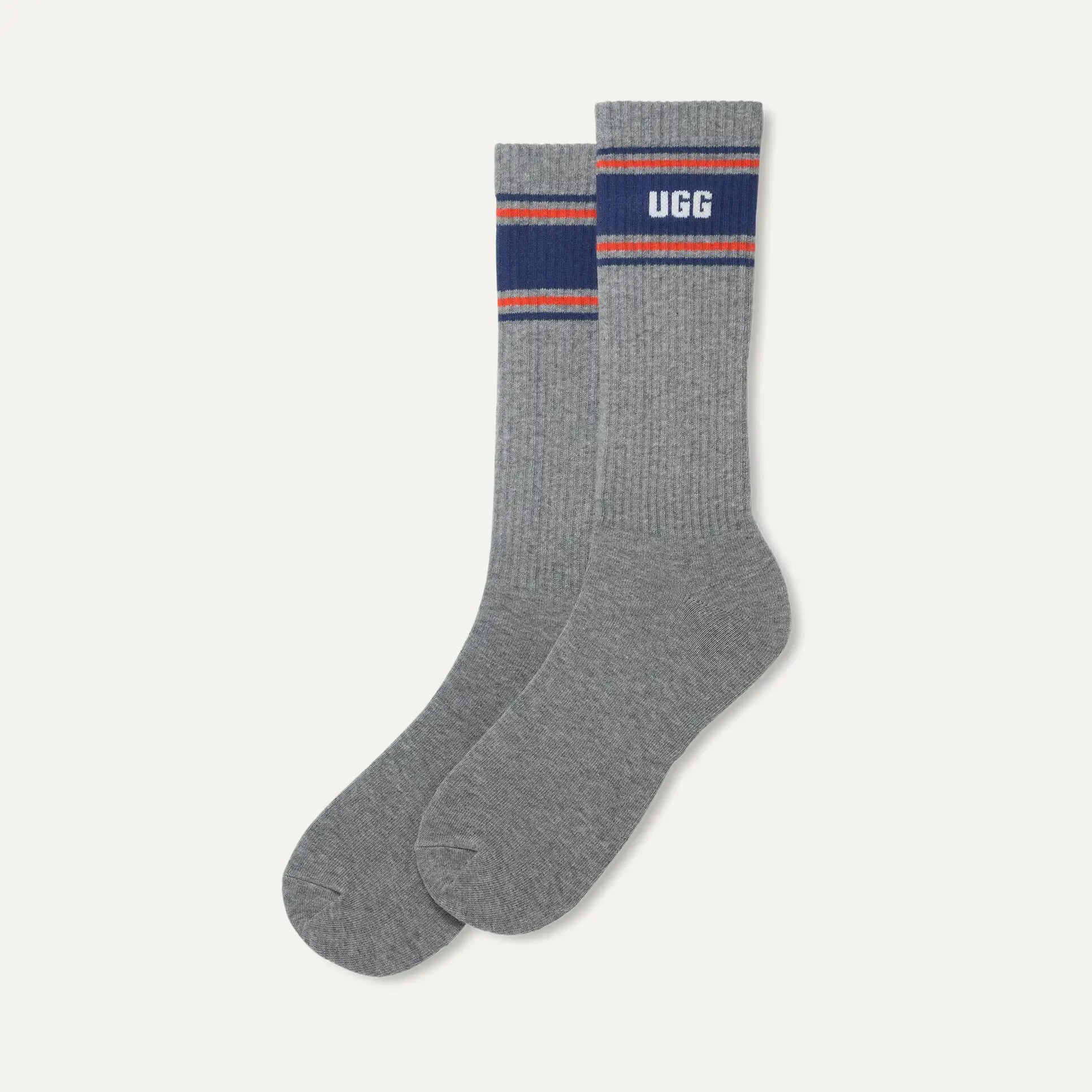 Chaussette Josias Varsity Crew - Grey Heather / Amalfi