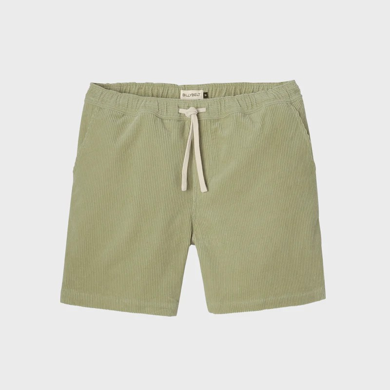 Short en velours - Vert Anis