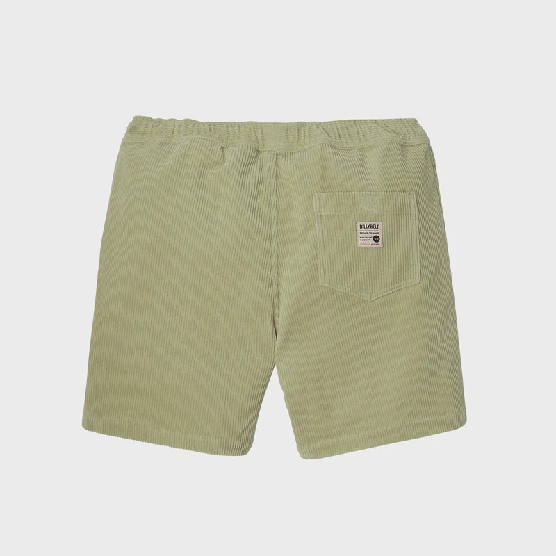 Short en velours - Vert Anis