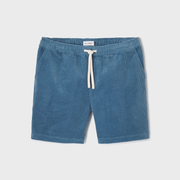 Short en velours - Bleu jean