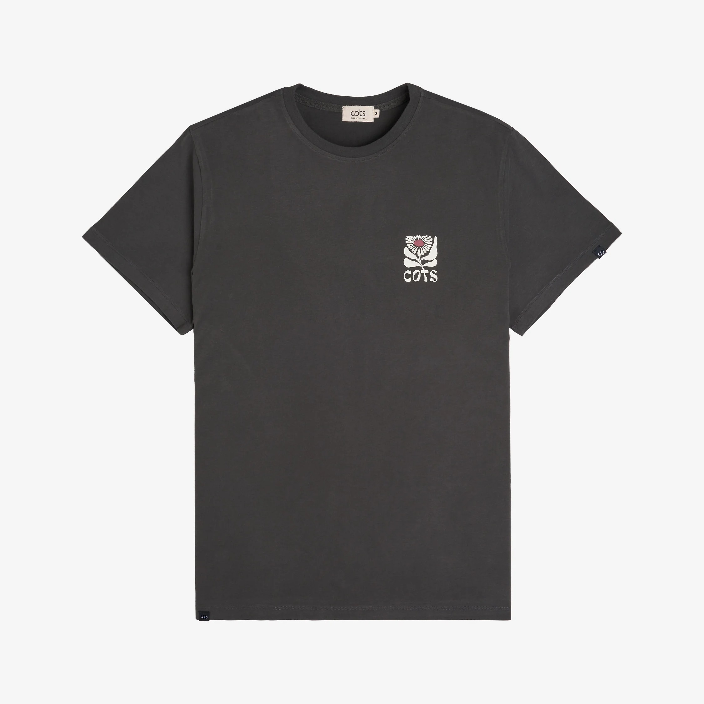T-Shirt - Flower Anthracite