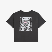 T-Shirt - Flower Anthracite - Femme