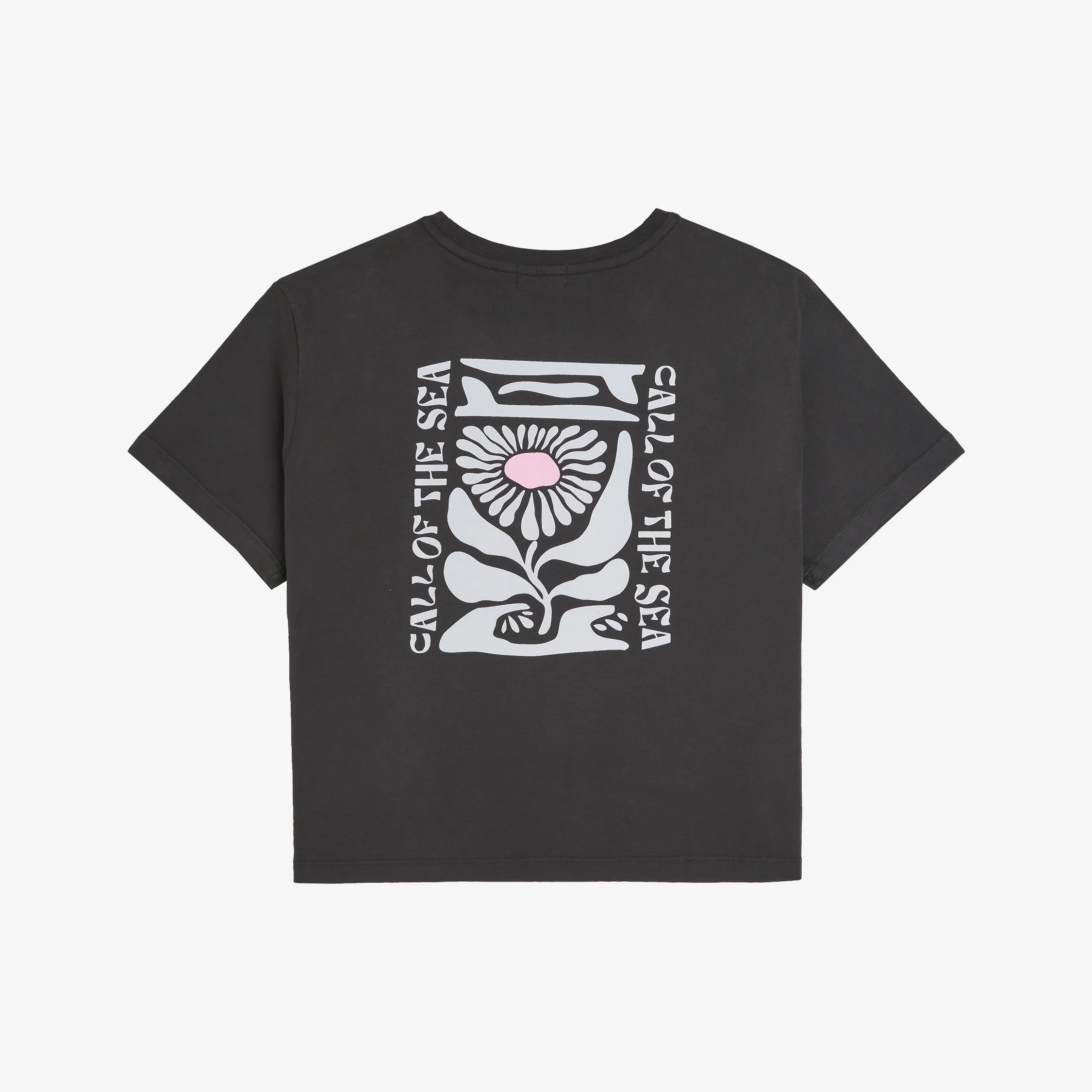 T-Shirt - Flower Anthracite - Femme