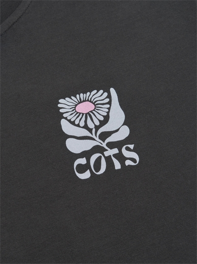 T-Shirt - Flower Anthracite - Femme