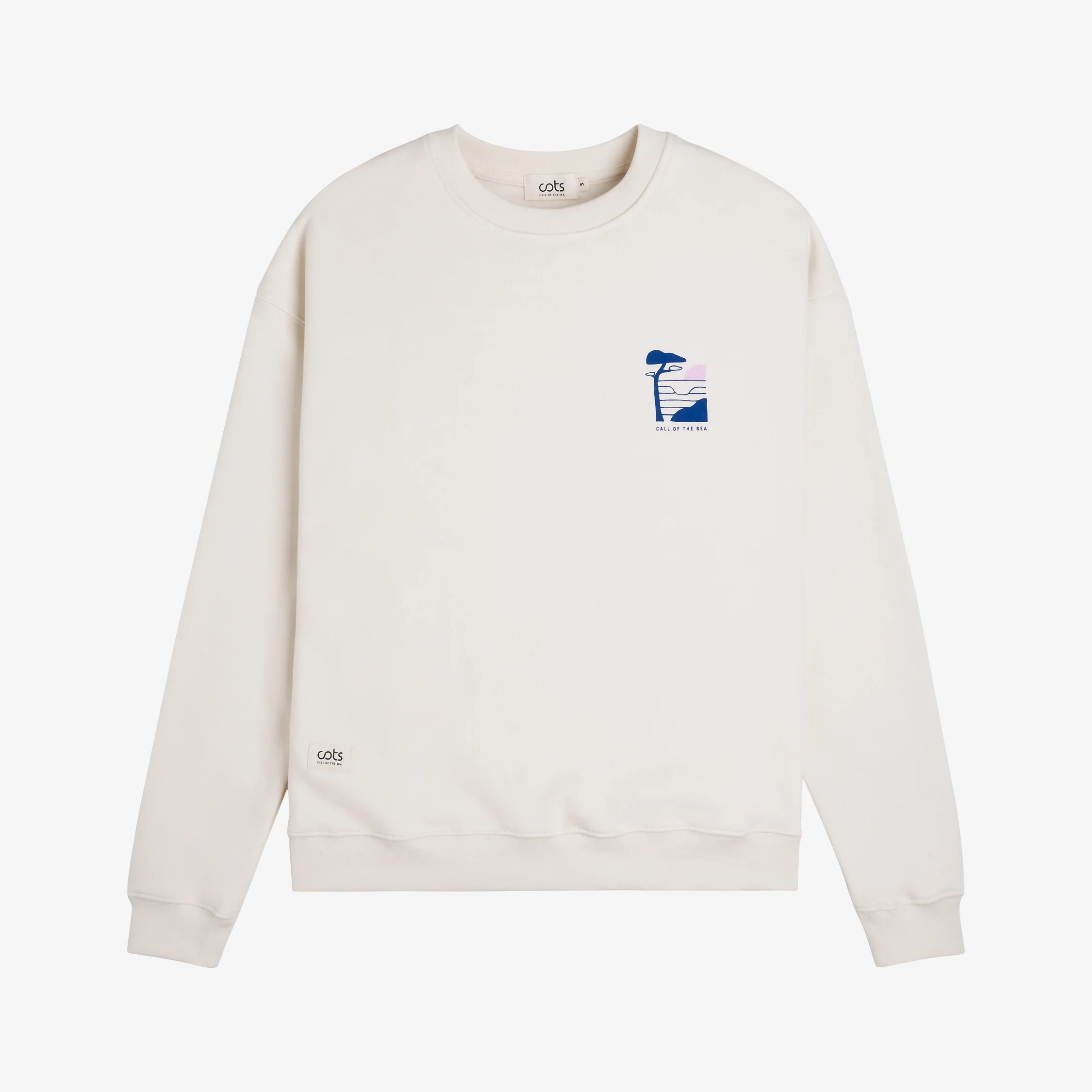 Sweat - Paysages Raglan beige - Femme