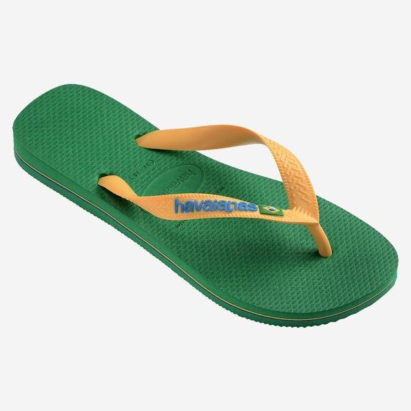 HAVAIANAS BRASIL LOGO GREEN/YELLOW