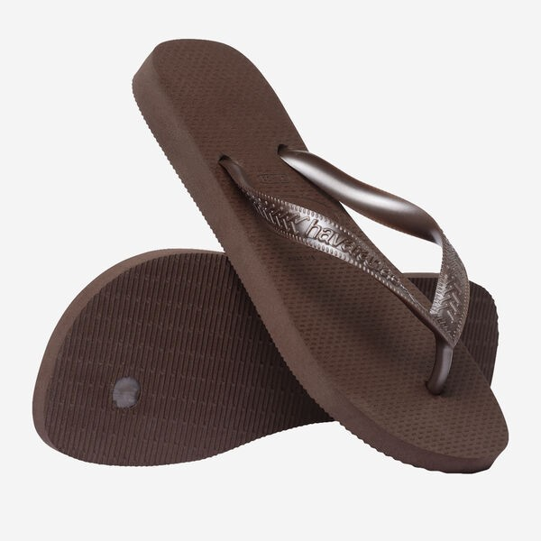 HAVAIANAS TOP TIRAS DARK BROWN