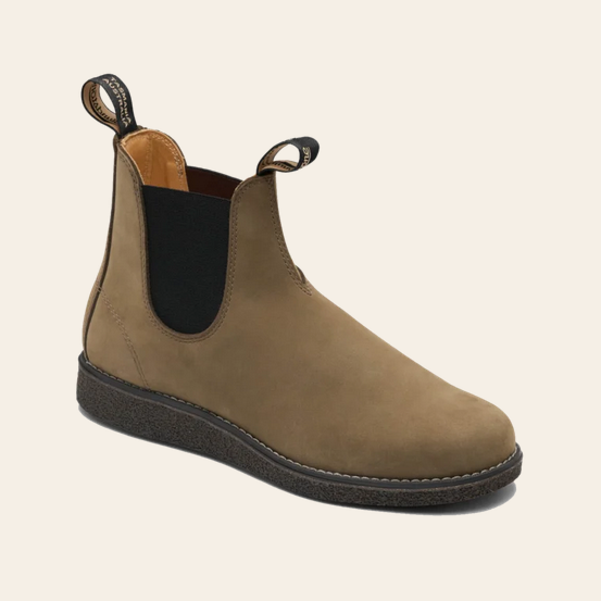 Aerocork Boots Nubuck Stone Chelsea