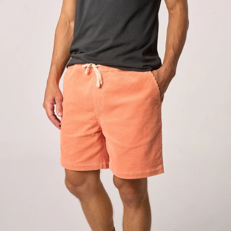 Short en velours - Pêche