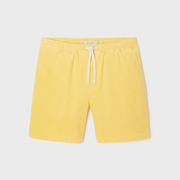 Short en velours - Jaune