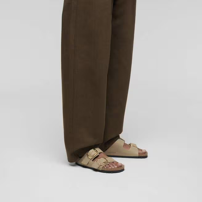 Arizona Big Buckle - Cuir huilé Tabacco Brown - Etroite