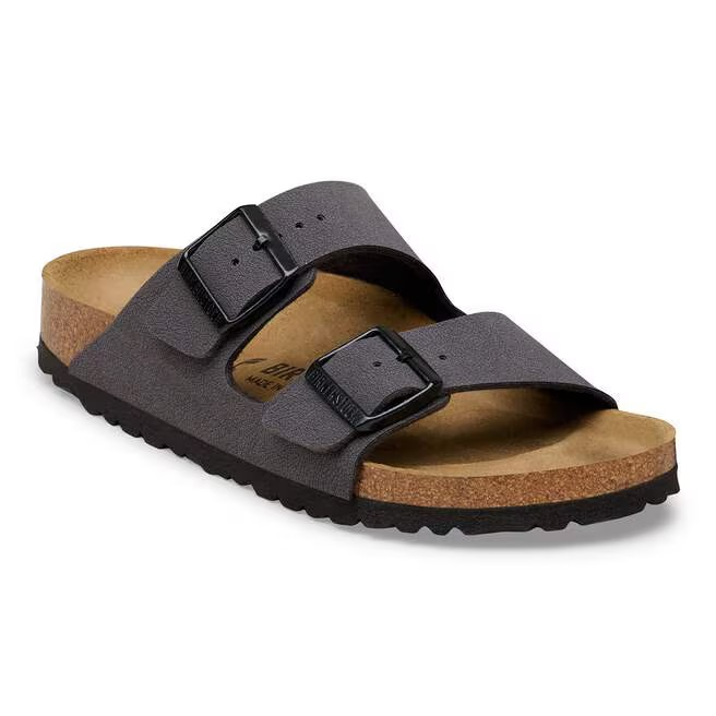 Arizona - Nubuk Velvet Gray/Black Buckles - Normale