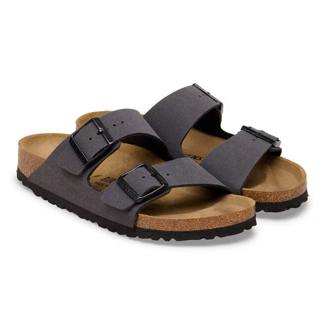 Arizona - Nubuk Velvet Gray/Black Buckles - Normale