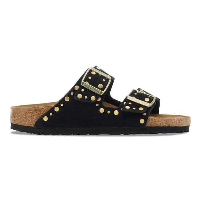 Arizona Rivet - Suede Black - Etroite