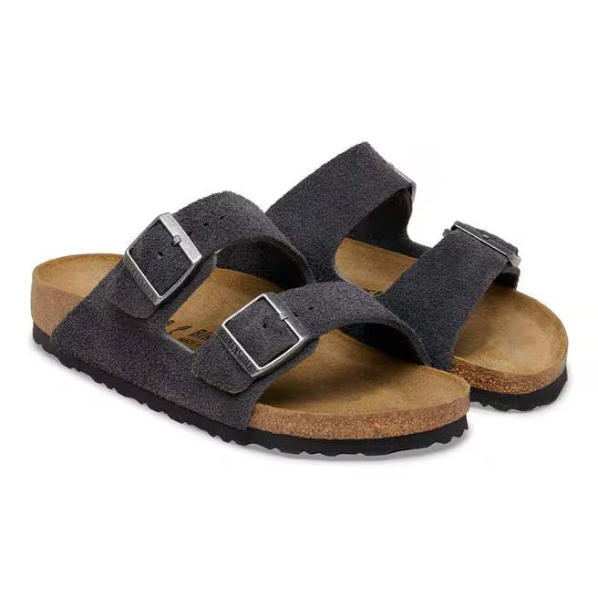 Arizona - Suede Charcoal - Etroite