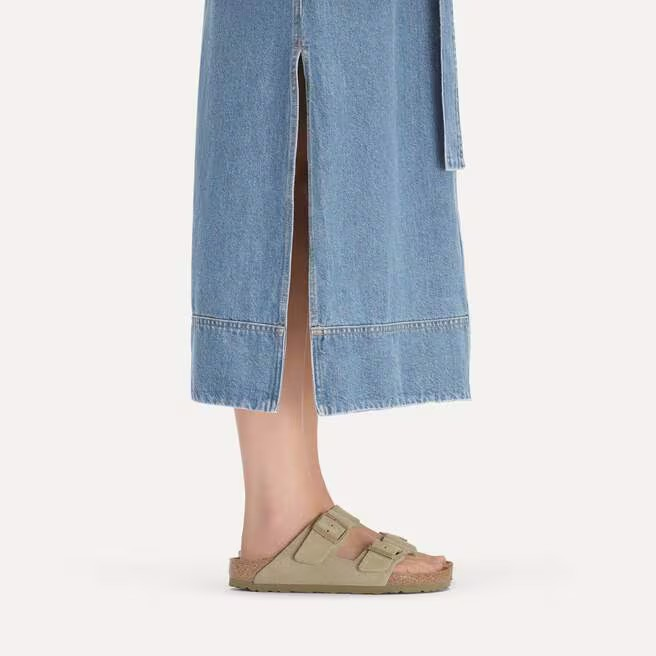 Arizona - Suede Faded Khaki - Etroite