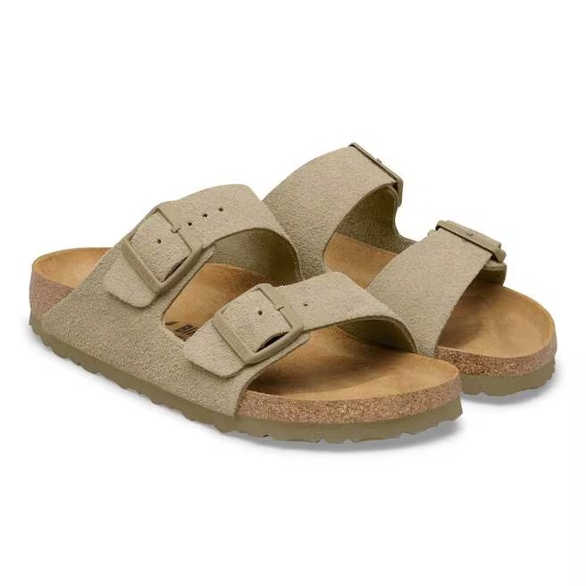 Arizona - Suede Faded Khaki - Etroite