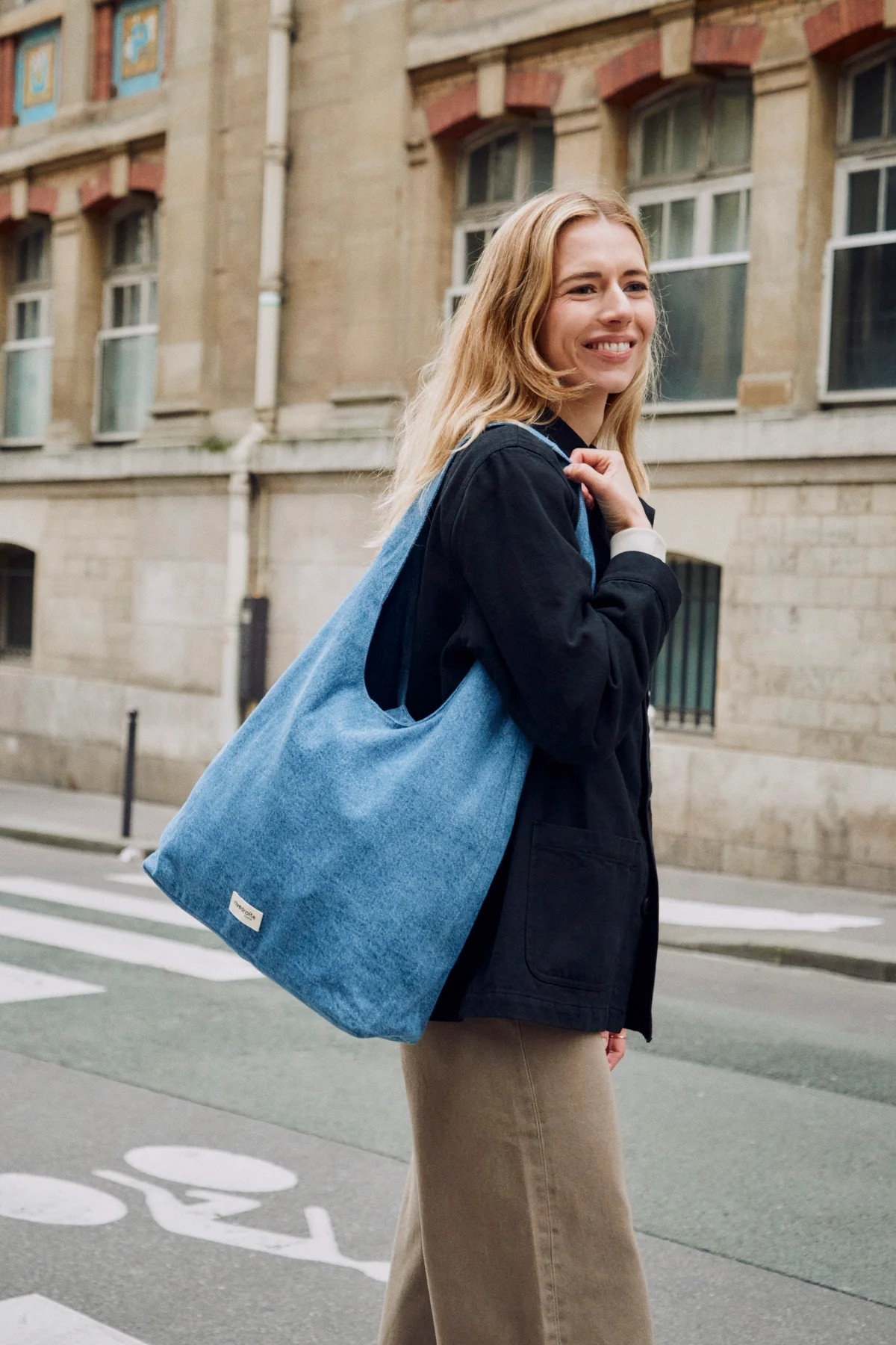 Richelieu - Le sac hobo - Denim clair