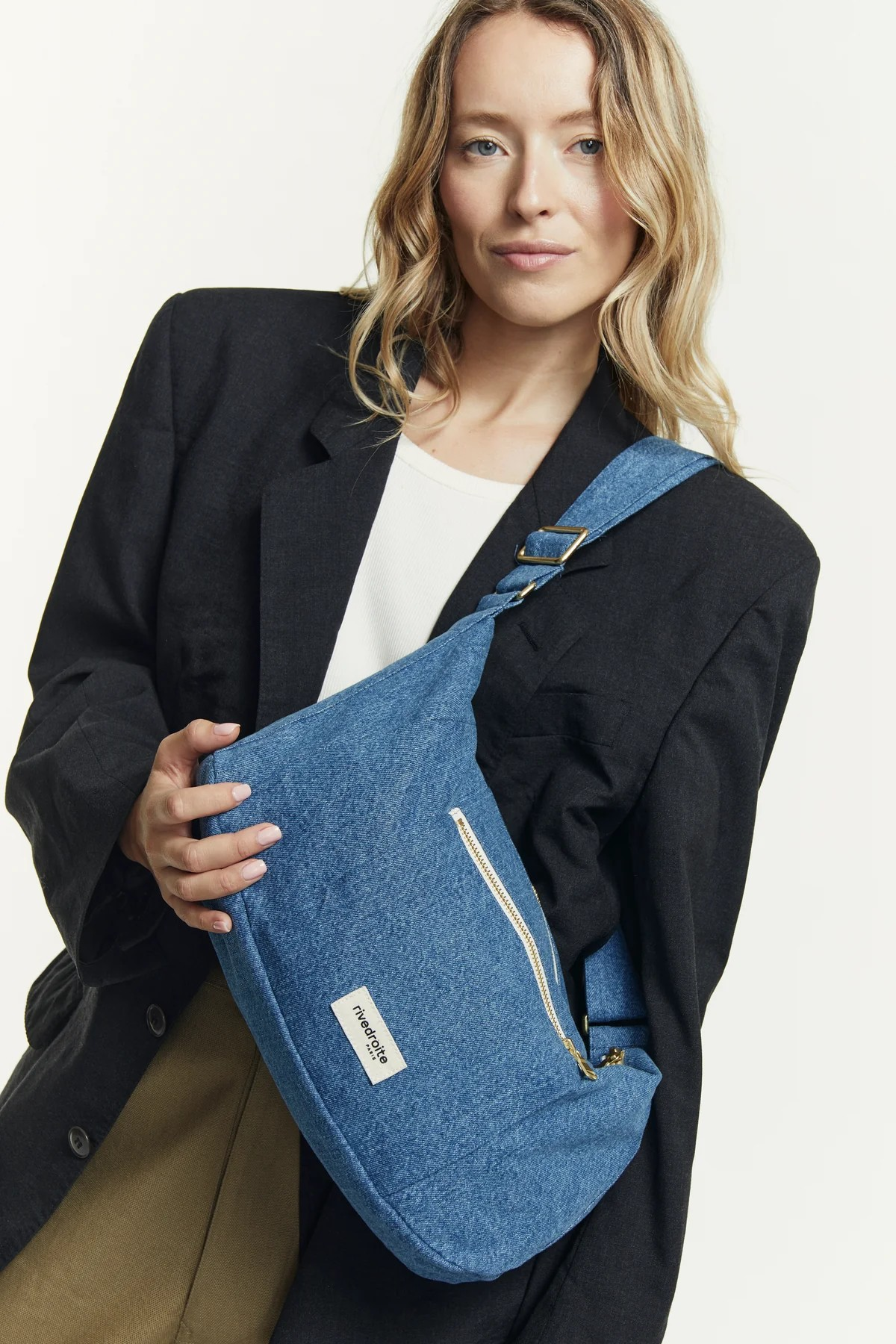Mini charlot - le sac Crossbody - Denim clair