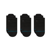 ICON LOW TAB 3 PACK - BLACK/BLACK