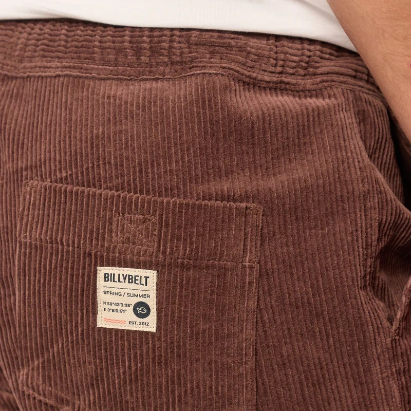 Short en velours - Marron