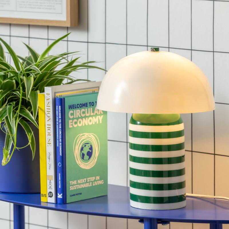 Lampe à poser - Rayado Retro retro green w. white