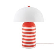 Lampe à poser - Rayado Retro bright orange w. white