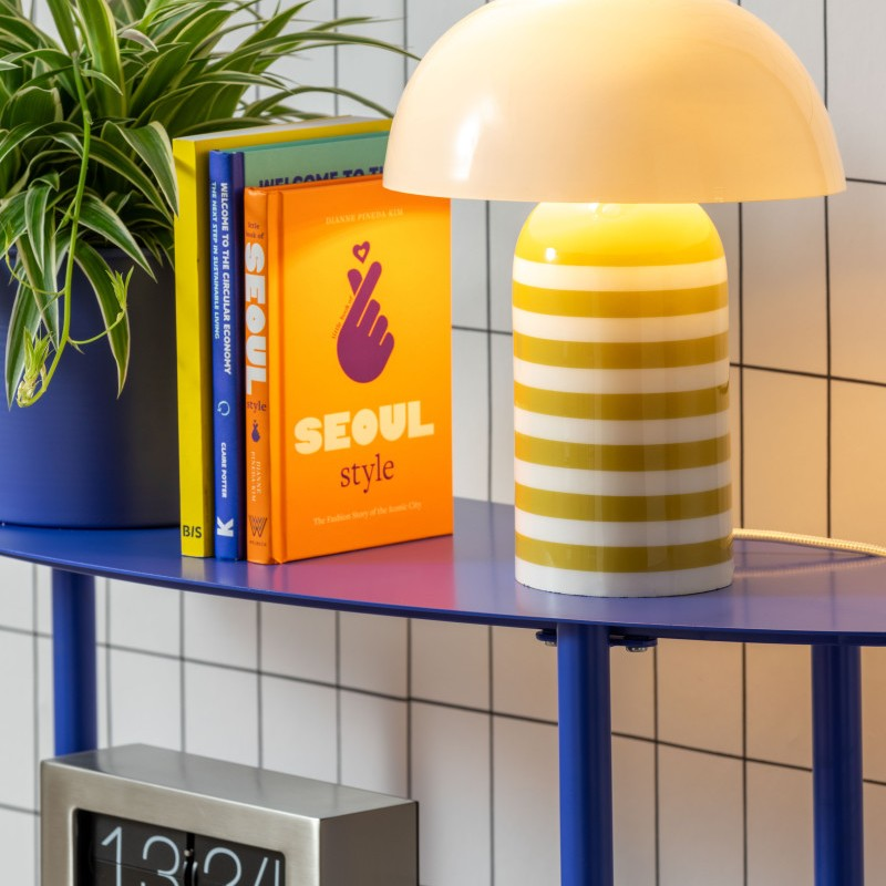 Lampe à poser - Rayado Retro citrine yellow w. white