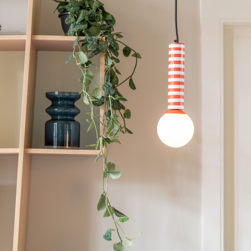Suspension - Rayado Retro bright orange w. white