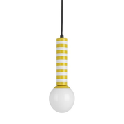 Suspension - Rayado Retro citrine yellow w. white