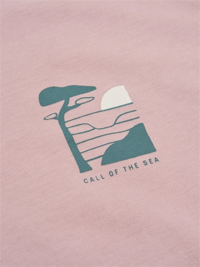 T-Shirt - Paysages Rose - Femme