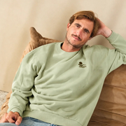 SWEAT WAVY VERT EAU - HOMME