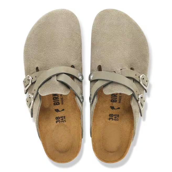 Blair - Suede Taupe - Etroite