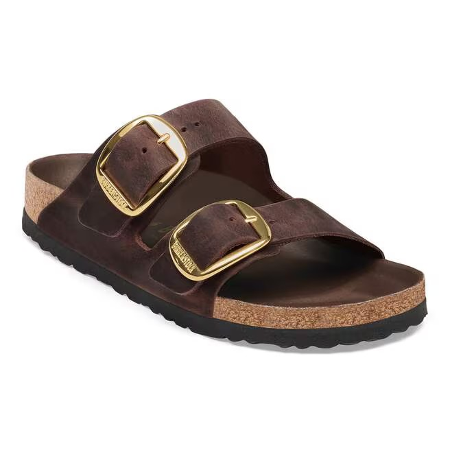 Arizona Big Buckle - Cuir huilé Habana - Etroite