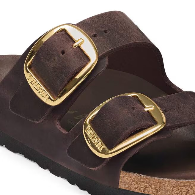 Arizona Big Buckle - Cuir huilé Habana - Etroite