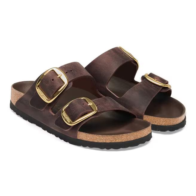 Arizona Big Buckle - Cuir huilé Habana - Etroite