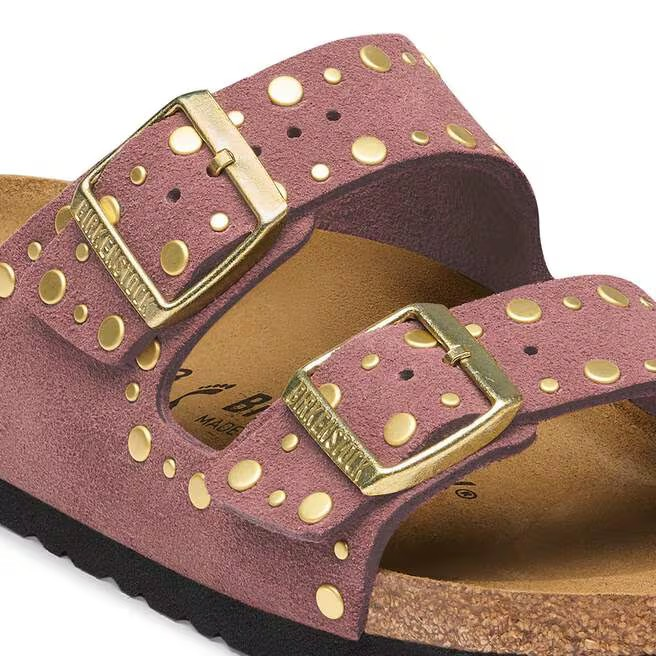 Arizona Rivet- Suede Pepper - Etroite