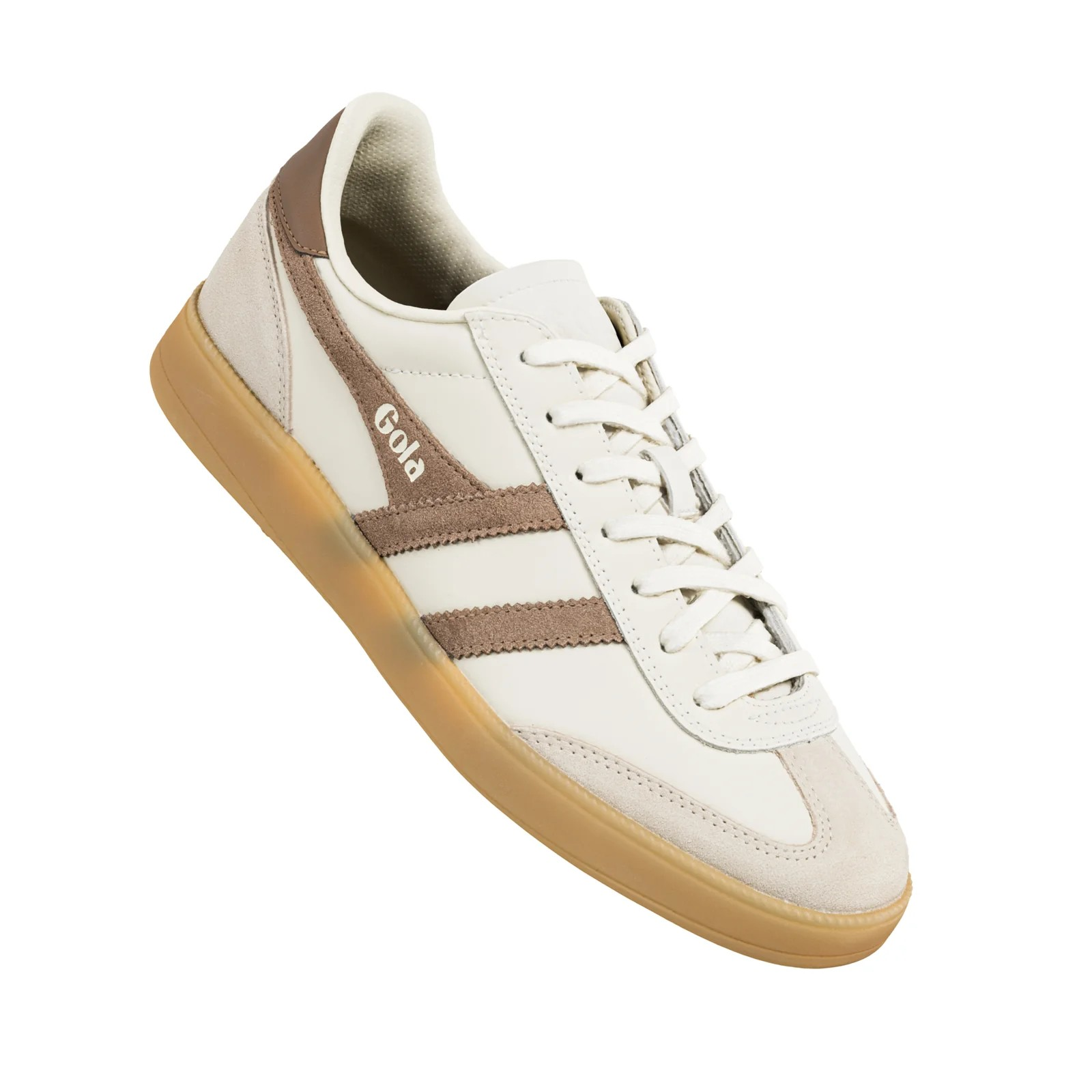 Viper Leather Trainer Off White/Bone/Otter/Gum