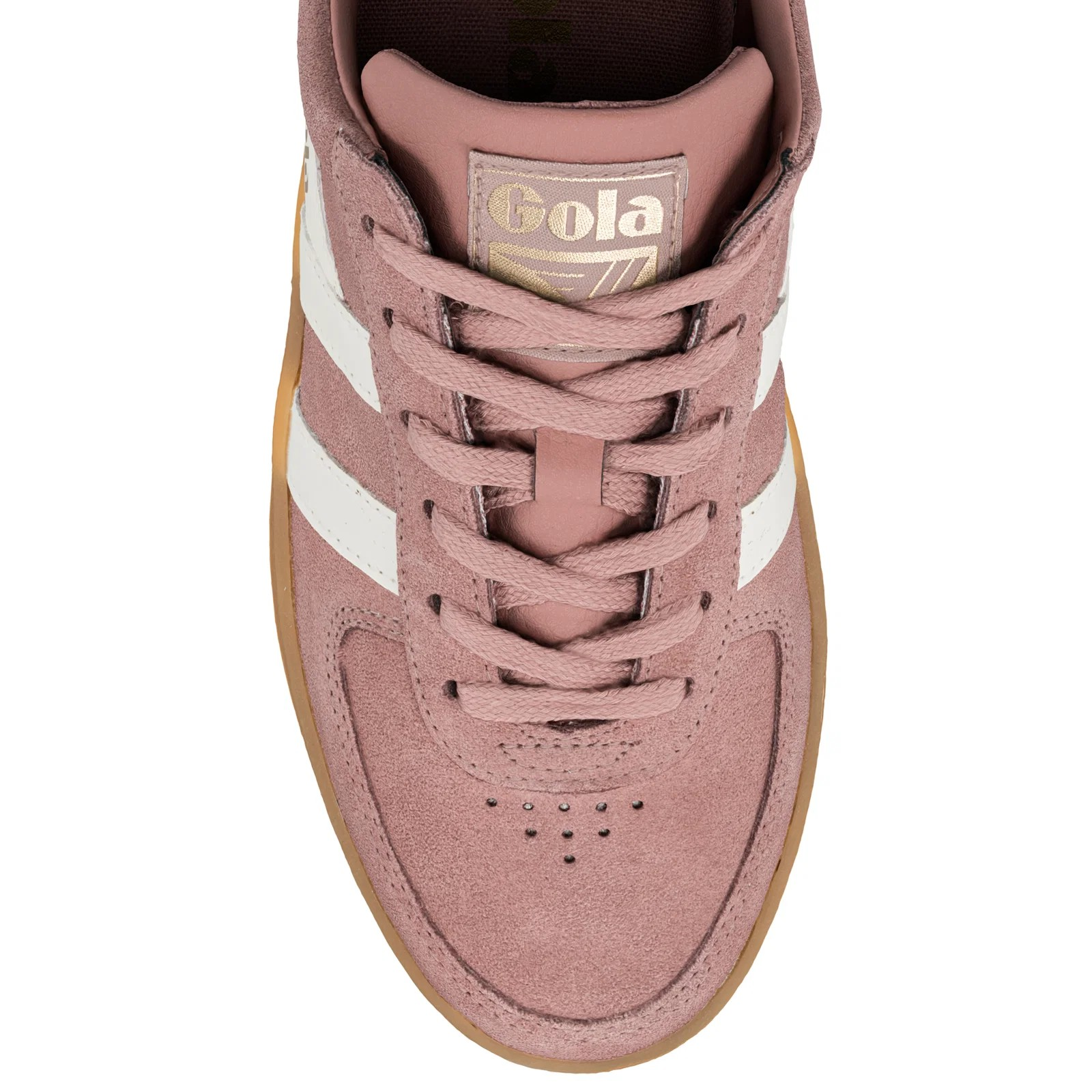 Grandslam Suede Trainer Brownrose/Off White/Gum