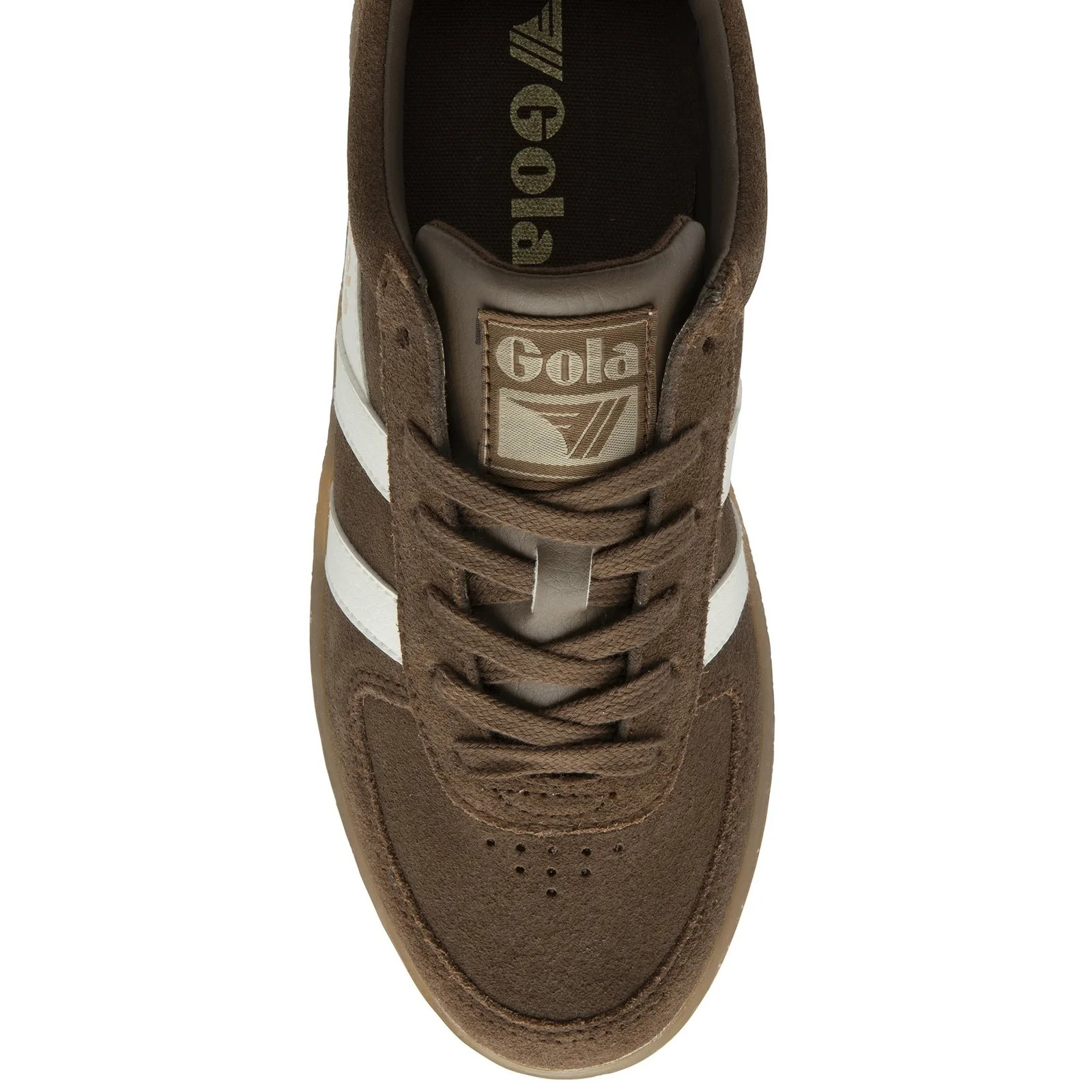 Grandslam Suede Trainer Otter/Off White/Gum