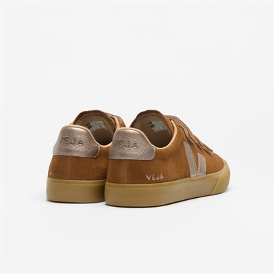 RECIFE LOGO SUEDE COGNAC BRONZE NATURAL