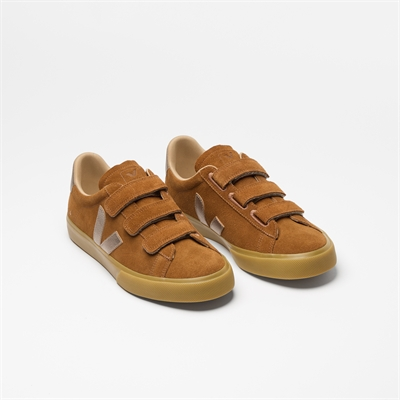 RECIFE LOGO SUEDE COGNAC BRONZE NATURAL