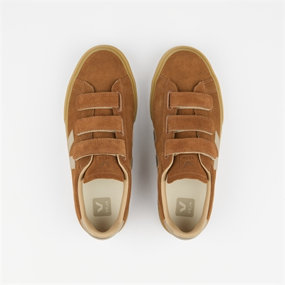 RECIFE LOGO SUEDE COGNAC BRONZE NATURAL