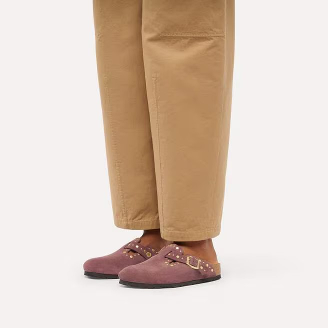 Boston Rivet - Suede Pepper - Etroite