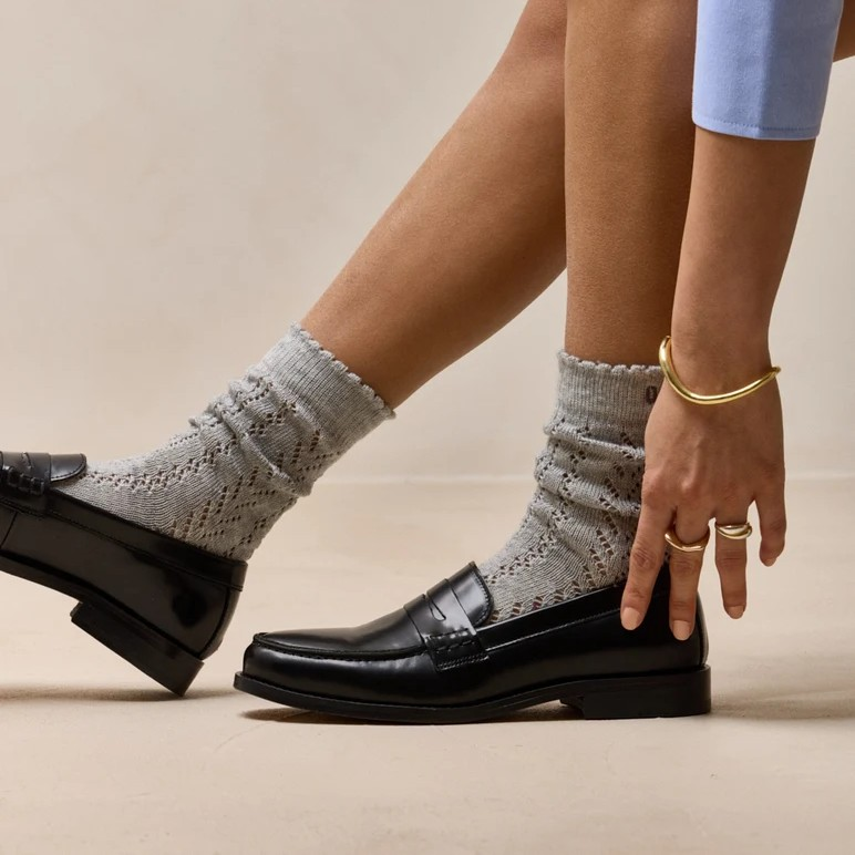 Fanny - Cuir box noir